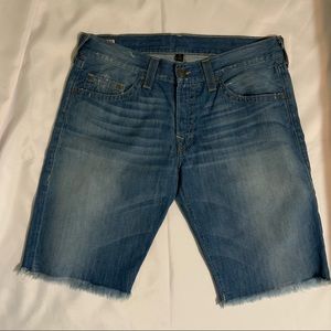True Religion Cutt-off Jean Shorts